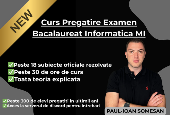 Curs Bacalaureat - Informatica